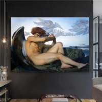 Alexandre Cabanel Düşmüş Melek Kanvas Tablo